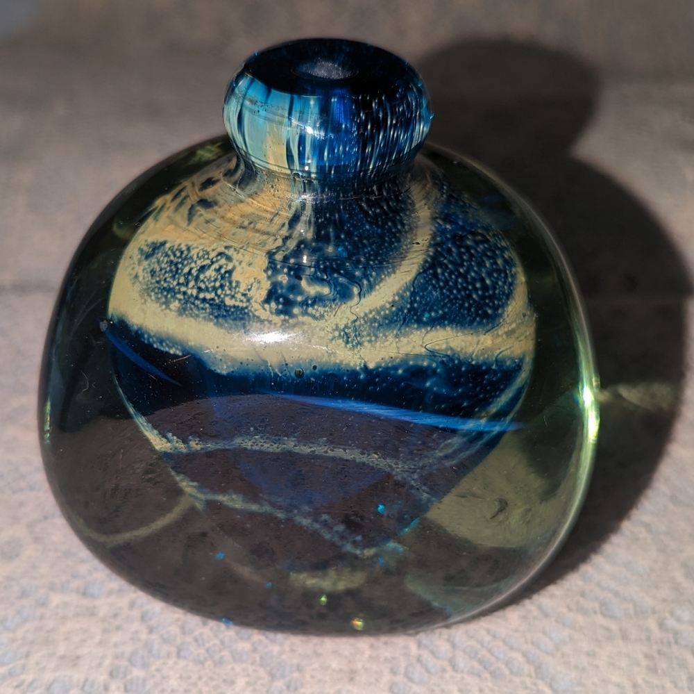 Mdina Michael Harris Sand & sea three sided bottle.
